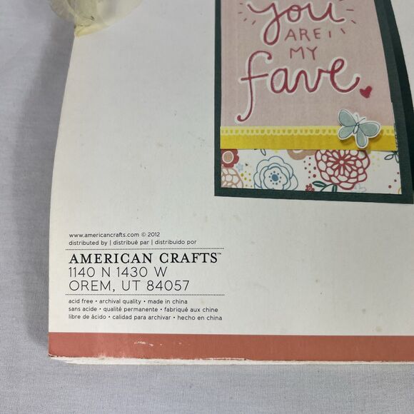 American Crafts Single-Sided Paper Pad 12"X12" Happy Silly Smiles 45 Pages - Picture 8 of 9